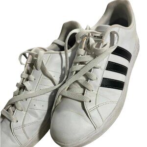 Adidas Superstar Black and White Shoes - Size 9